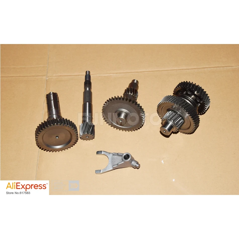 Shift Gear/Reverse Gear/Output Shaft/Drive Shaft/Fork fit for GY6 wangye engine/E-TON 150ATV