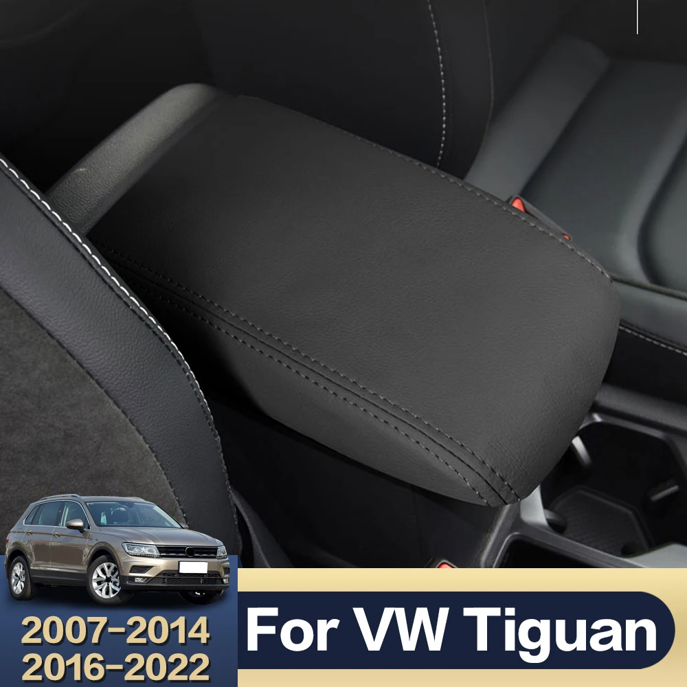 Car Armrests Box Cover Central Control Decoration Interior Accessories For VW Tiguan MK1 MK2 2007 2008 2009 2010 2011 2012 2022