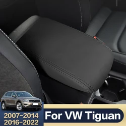 Car Armrests Box Cover Central Control Decoration Interior Accessories For VW Tiguan MK1 MK2 2007 2008 2009 2010 2011 2012 2022