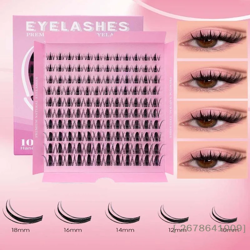 Eyelash Extension Individual - ⚑ 120 szt. Pojedynczych kępek rzęs,