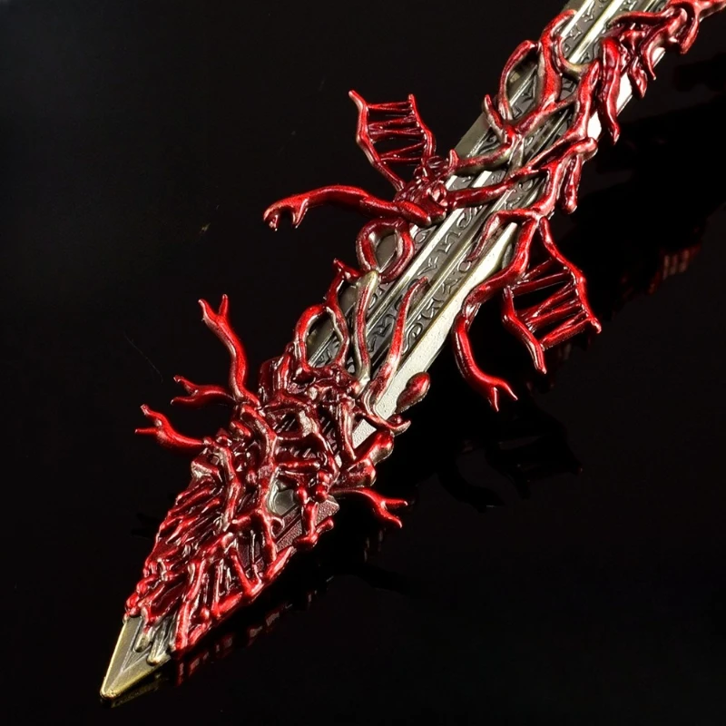 30 cm Blasphemous Blade Volledig metalen Handwerk Games Randmodel Pop Figuur Decoratie Speelgoed Collecties Kamer Decoraties Speelgoed