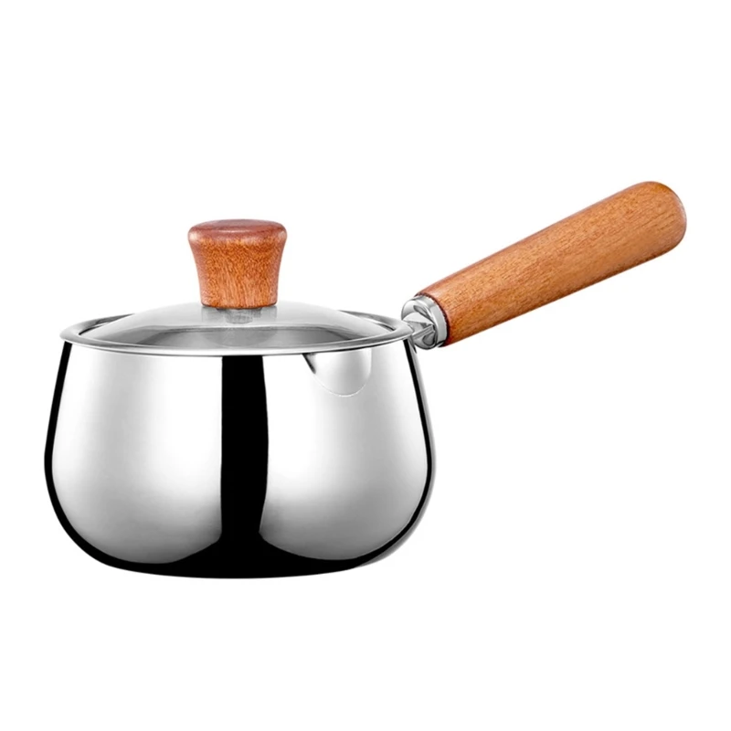 2025 New 316Stainless Steel Small Pots Small Frying Pots Saucepan Cooking Pots with Handle Saucepan Small Soup Pots for Kitchen