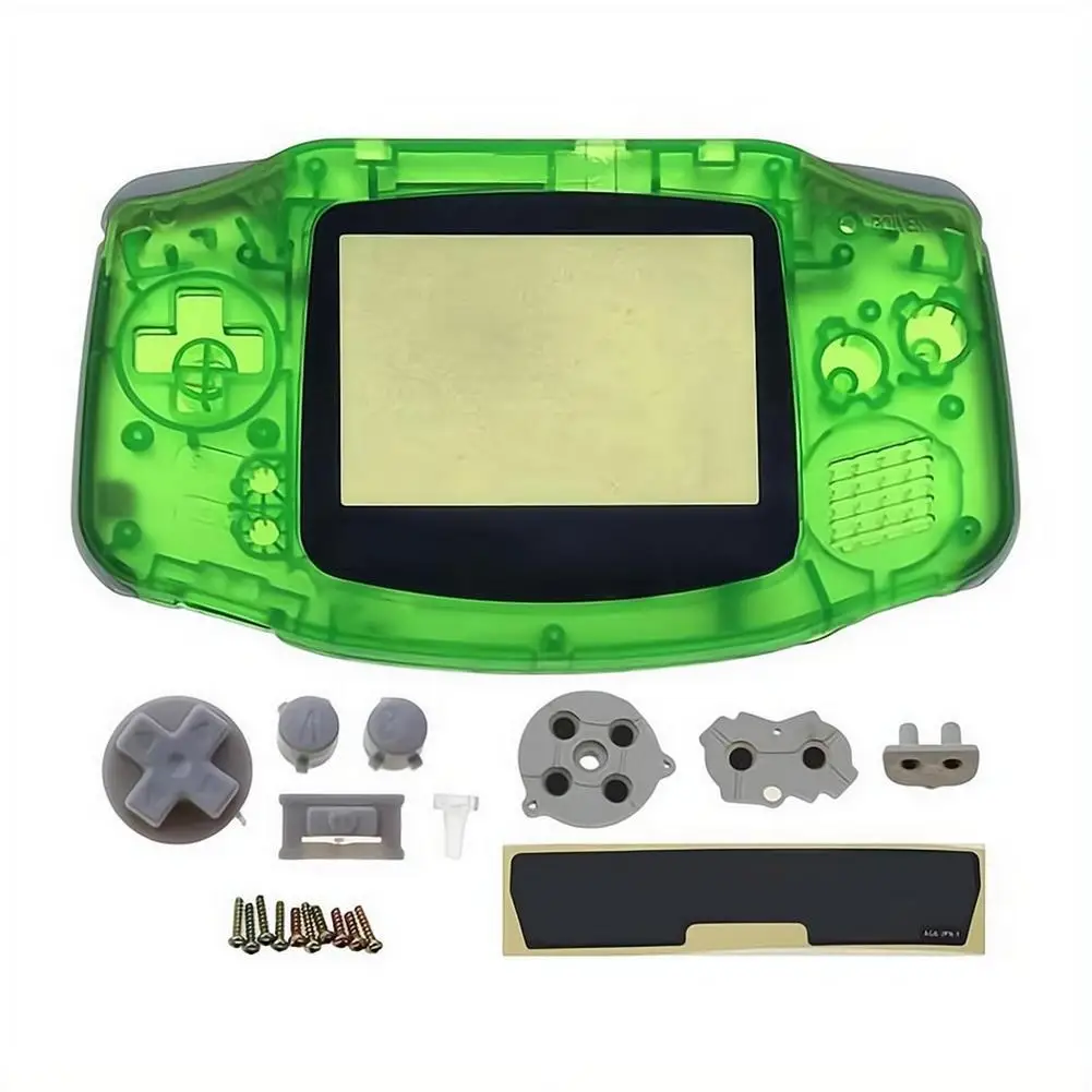 Ersatz-Komplettgehäuse-Kit DIY-Gehäuse Transparente Ersatzschale Vollständige Gehäuseabdeckung mit Tasten Maßgefertigt für Game Boy GBA – Detail 8