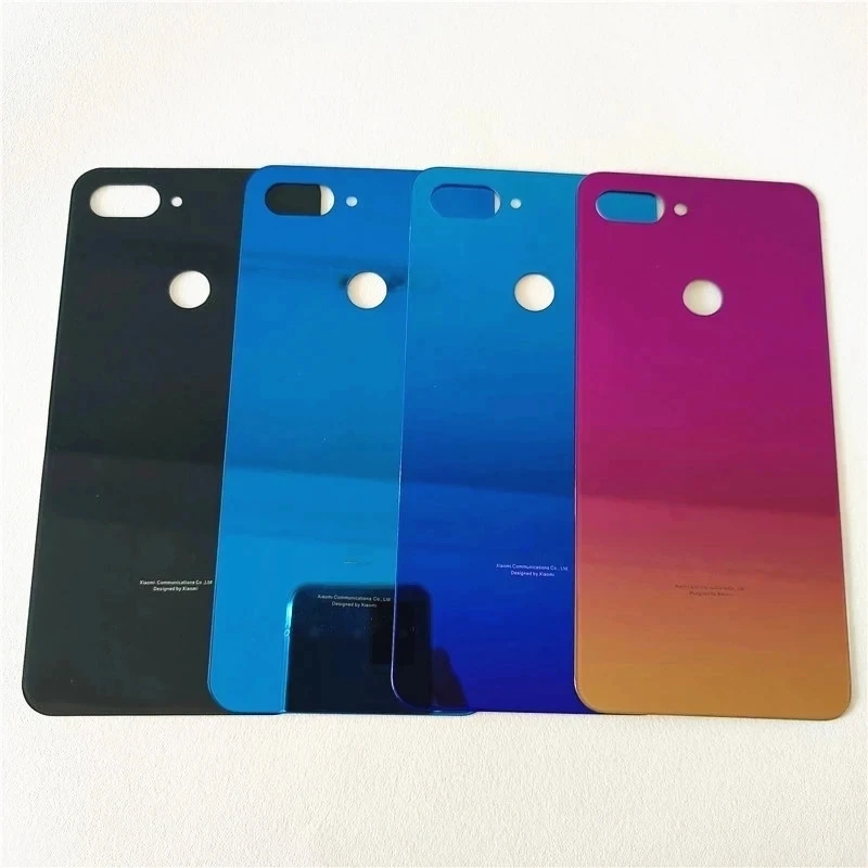 For Xiaomi Mi 8 Lite Battery Cover Back Glass Panel Rear Door Housing Case For Xiaomi Mi8 Lite Mi 8lite Back Battery Cover