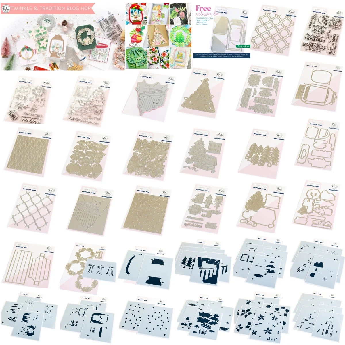 

Lantern Landscapes Metal Cutting Dies Clear Stamps Stencil Hot Foil For DIY Scrapbook Diary Decoration Embossing Cut Template