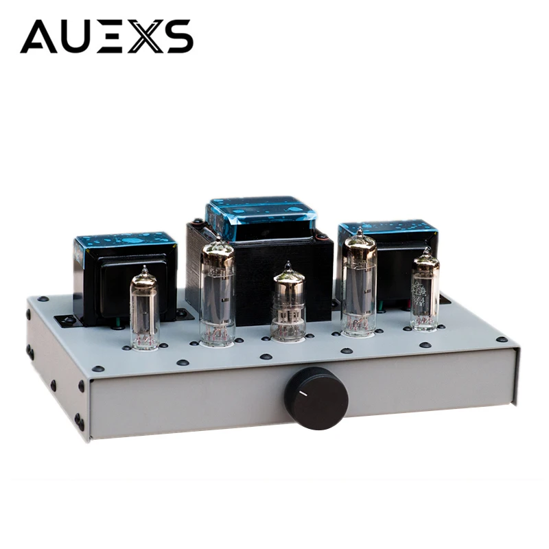 

AUEXS 6N2 EL84 Tube Amplifier Diy Kit 4w*2 High Power Low Noise HIFI Amplifier Audio