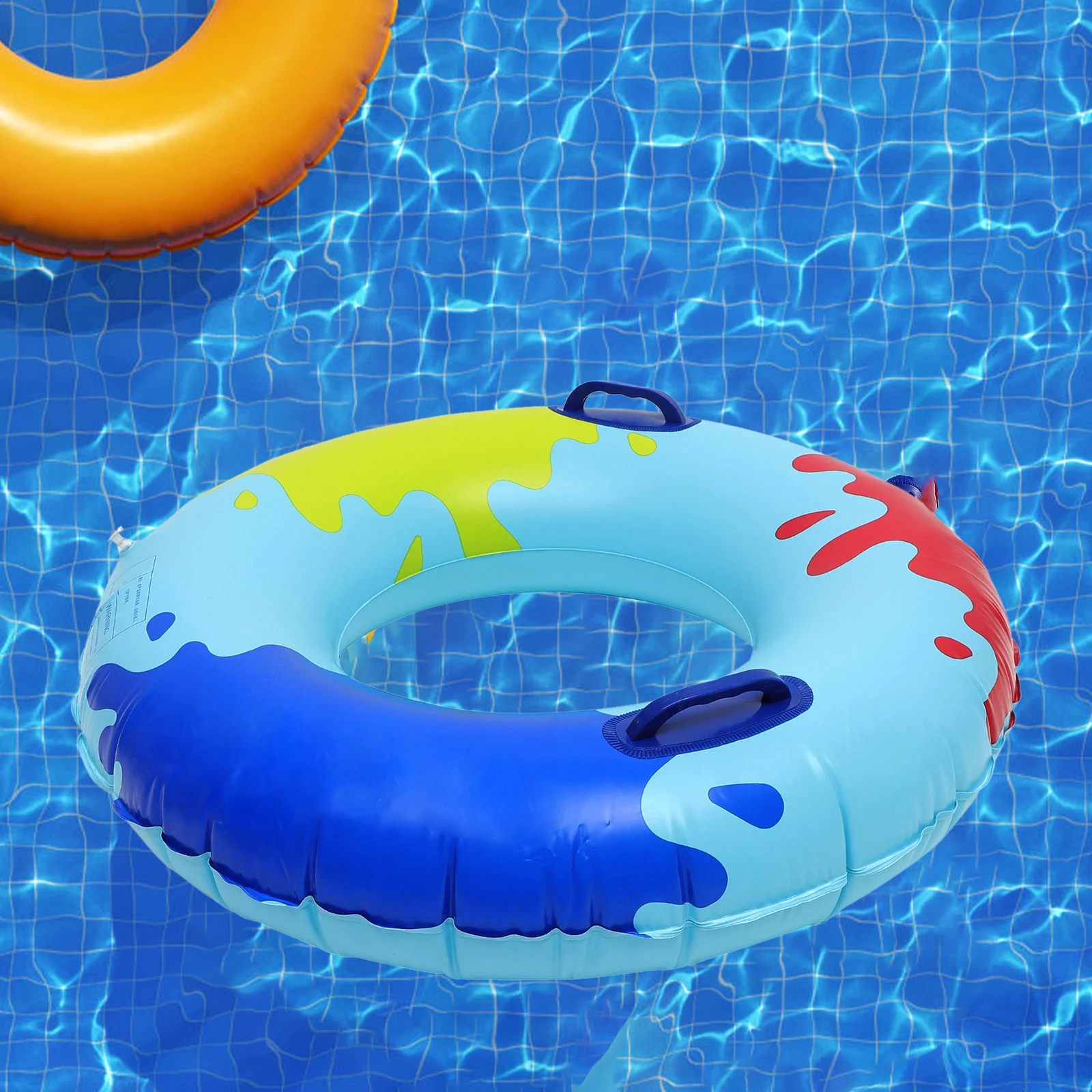 

Inflatable Swim Ring PVC Safe Lovely Design Swimming Accessory Pool Toy Beach Float Portable Summer Swim Circle