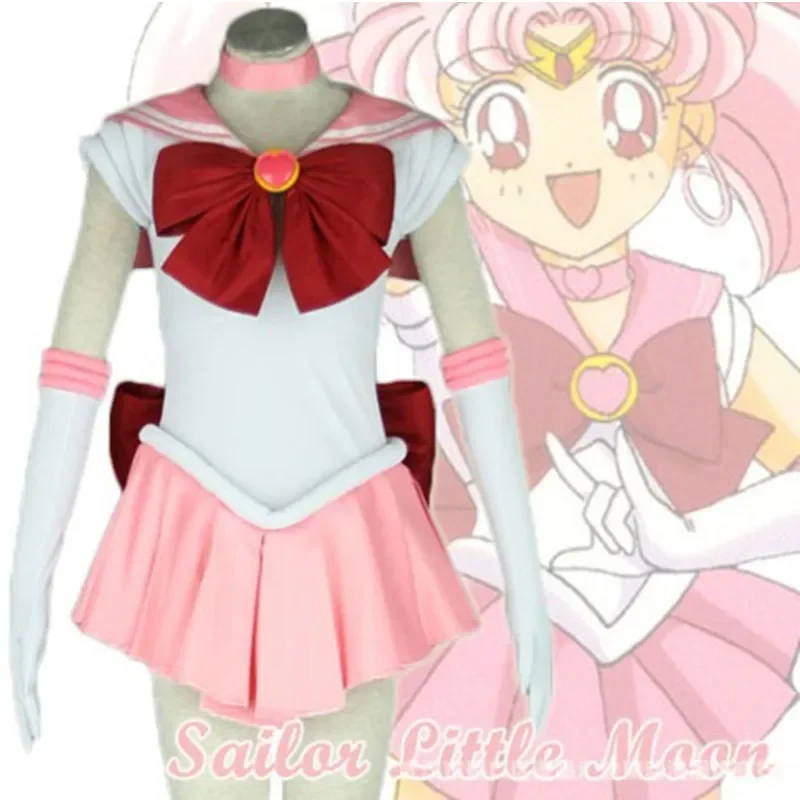 Disfraces de Cosplay de Sailor Moon de Anime, vestido de figura de Anime, disfraces de Halloween para mujer, traje, peluca, ropa Loli, uniforme de fiesta