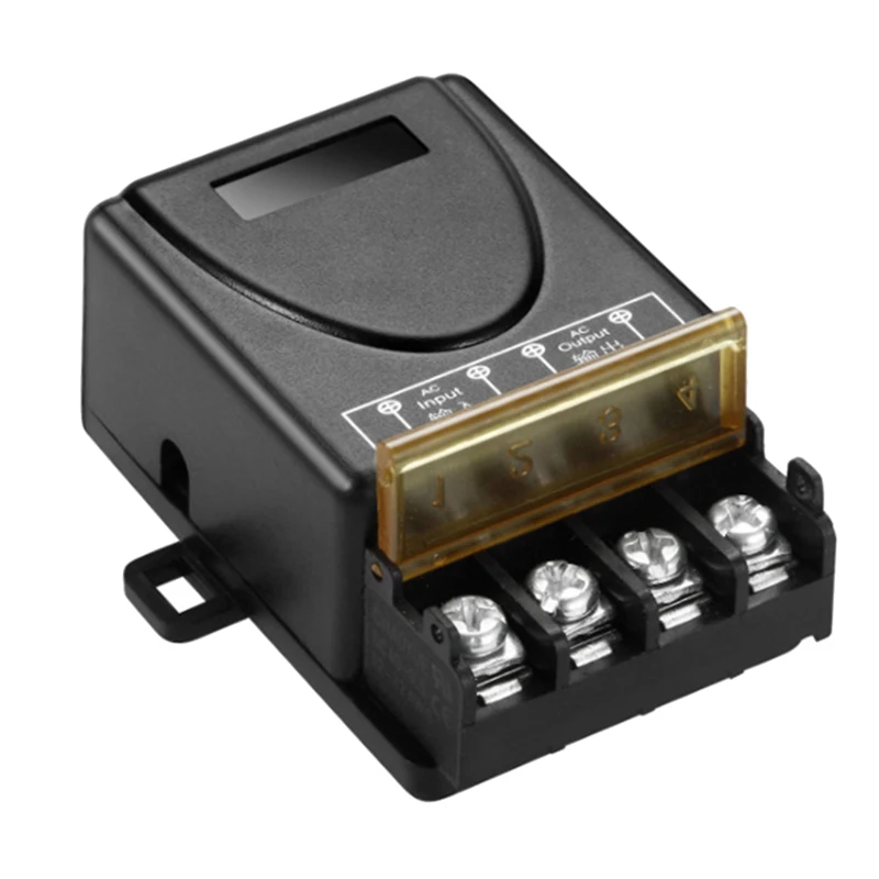 สวิตช์รับสัญญาณระยะไกลไร้สาย433MHz 220V 1CH 30A RF โมดูลส่งสัญญาณสำหรับนำแสง