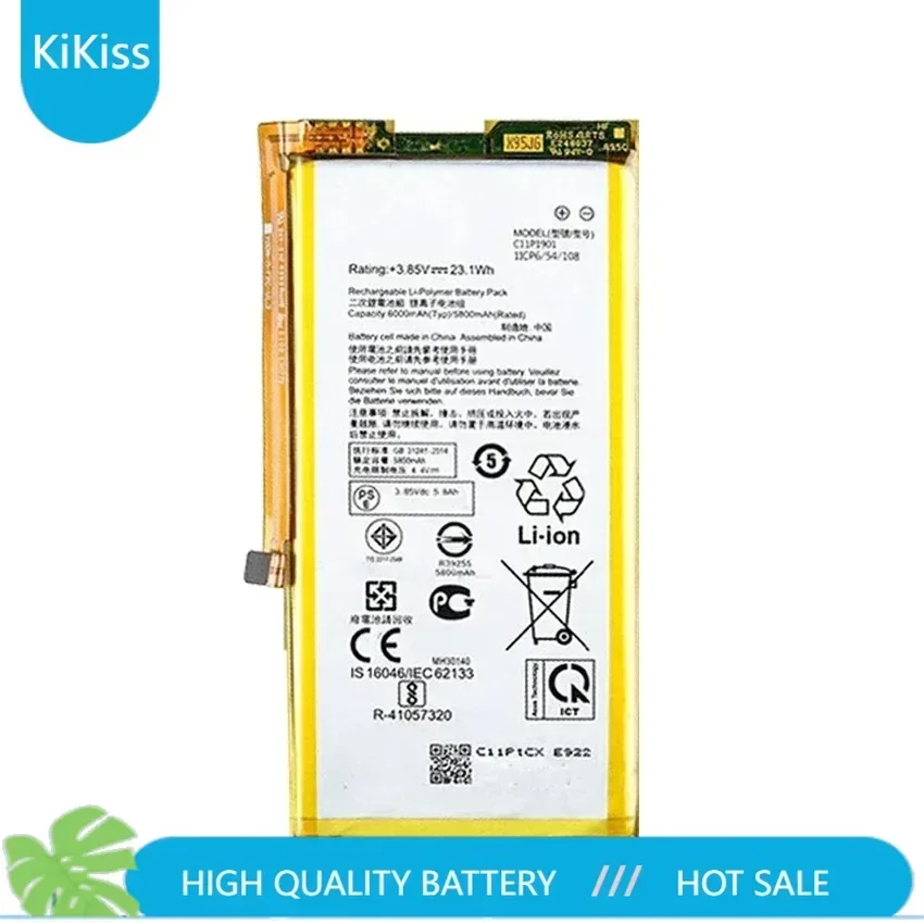 

For ASUS High Capacity C11P1901 ZS660KL I001DB Phone Battery For ASUS ROG 2 ROG2 Game Phone Batteria +Tools