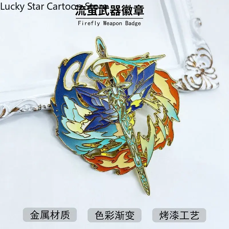 

Аниме Honkai: Star Rail Firefly, булавки, брошь, значок, броши, одежда, рюкзак, украшения для косплея, аксессуары, подарок на день рождения