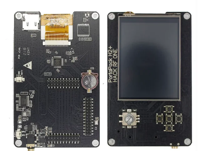 Aluminum Protective Case for HackRF One PortaPack H2 H2 Display Control Board SDR Shell
