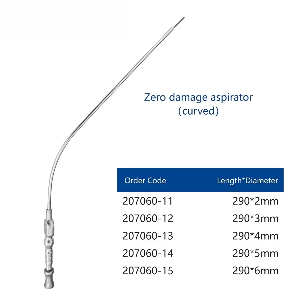 Damage Aspirator (curved) , Orthopedic Surgical , Basic Suction Tube