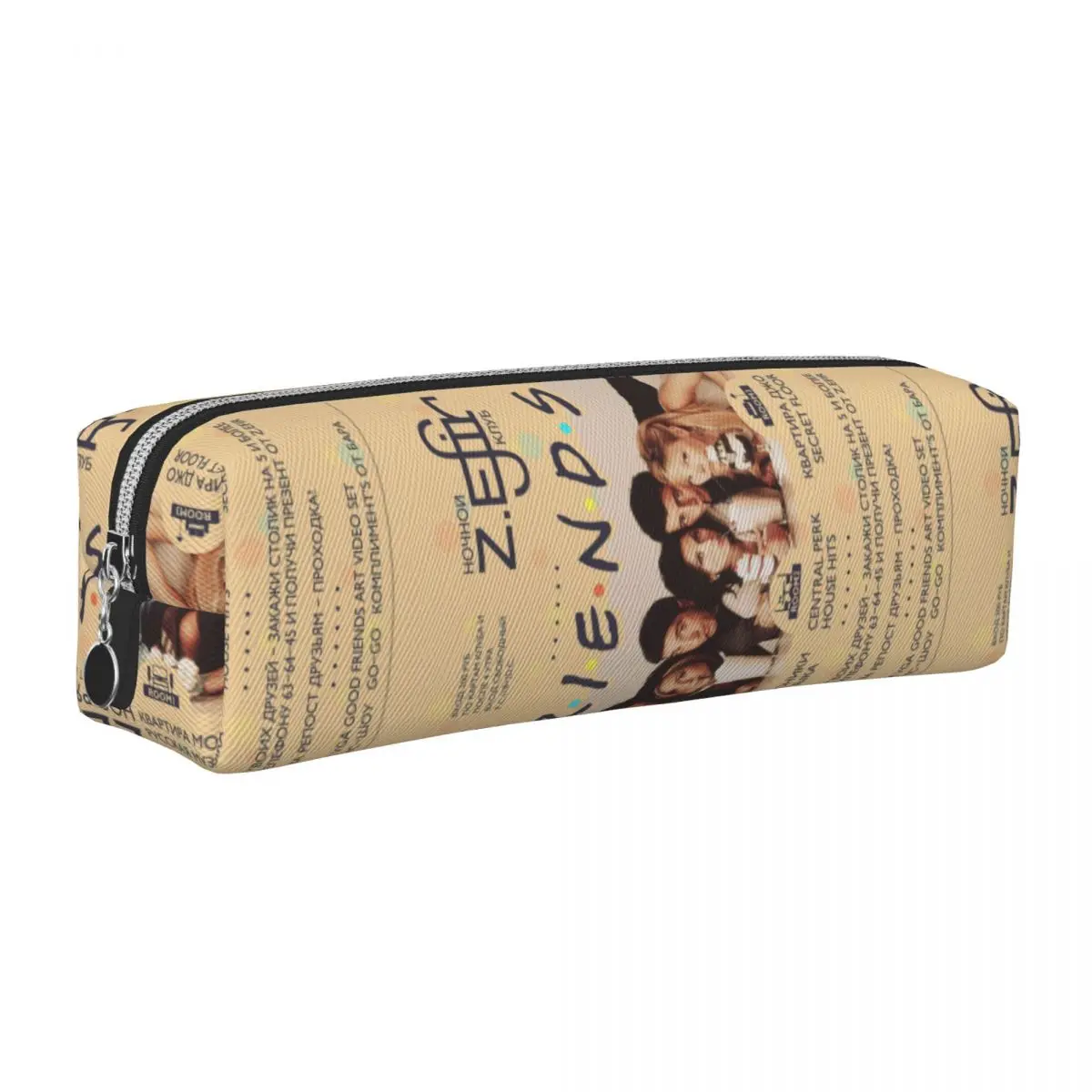 친구 TV 쇼 연필 케이스 Rachel Joey Ross Chandler 연필 케이스 펜 키즈 대용량 연필 가방 학생 학교 문구