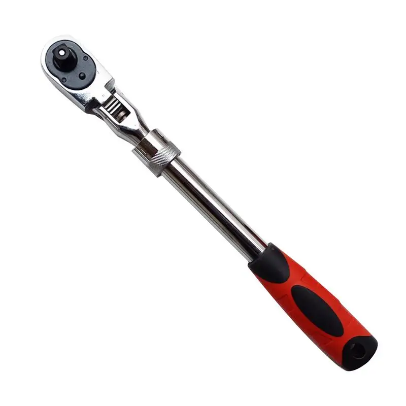 

Drive Extendable Ratchet Movable Head Ratchet Wrench Two-way 1/2 3/8 1/4 Extended Sleeve Socket Wrench Mechanical Maintenance