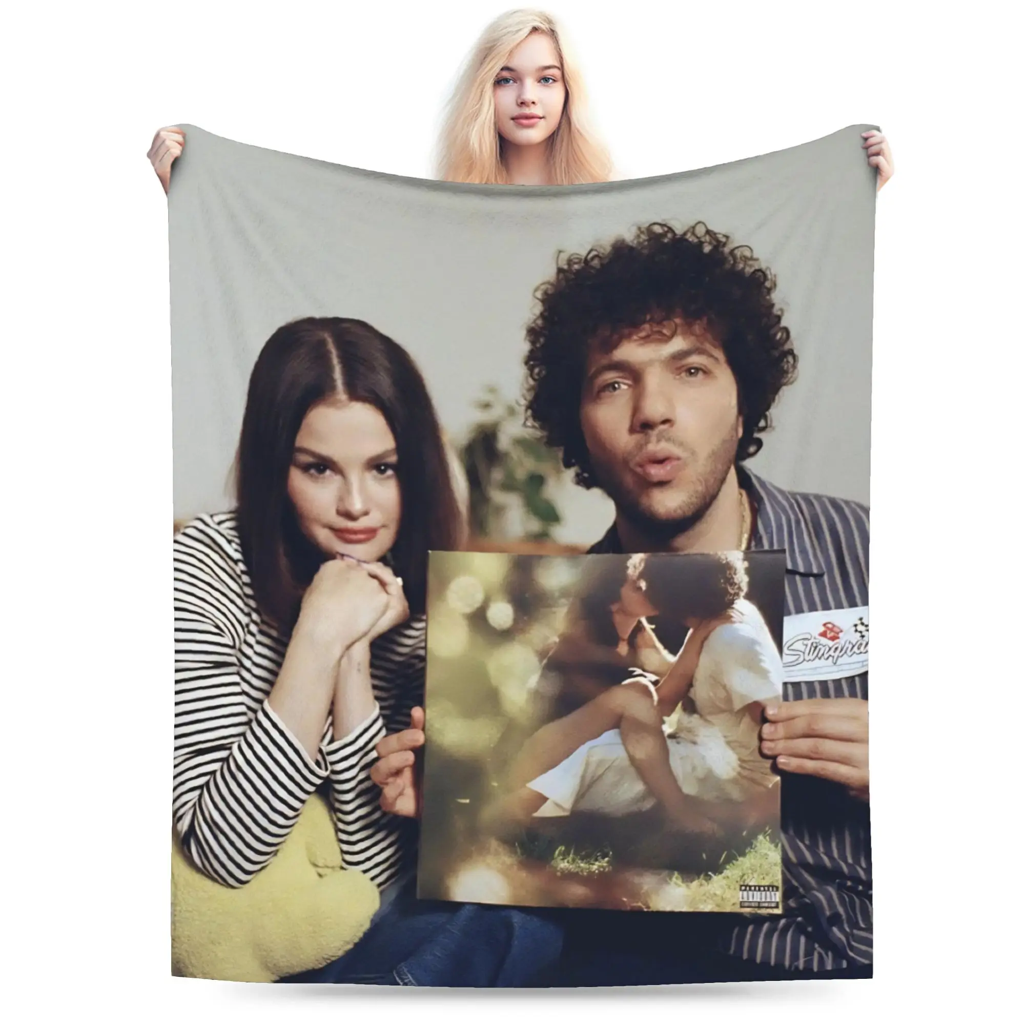 Selenas Gomezs I Said I Love You First Blanket Fleece  Comfortable Ultra-Soft Throw Blankets for Bedroom Bedspreads