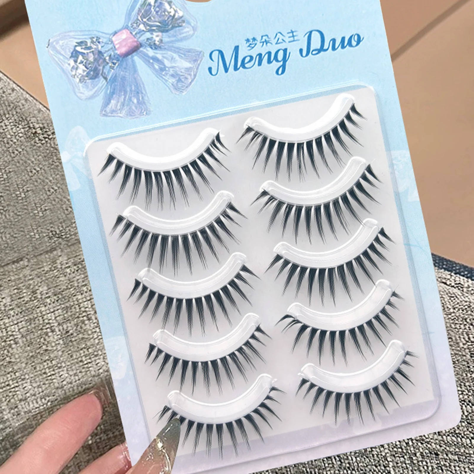5 paires de faux cils coréens - Eyelash Extension Korean Style avis et prix