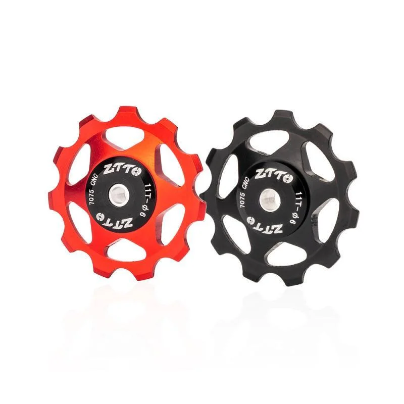 1PC Bicycle Rear Derailleur Jockey Wheel 11T 13T Steel Bearing Pulley AL7075 CNC Road Bike Guide Roller Idler 4mm 5mm 6mm