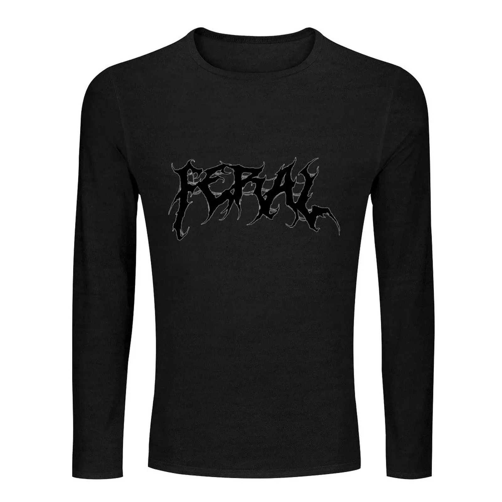 FERAL Long T-Shirt kawaii clothes tees men workout shirt