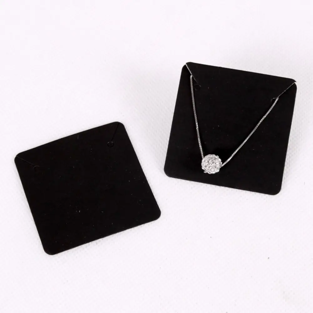 Praktis 50 Buah Kartu Tampilan Anting Bisnis Kecil Menjual Pameran Kalung Label Kemasan Tampilan Karton