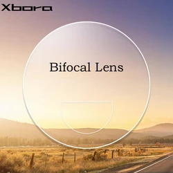 Xbora 1.56 1.61 Bifocal Multifocal Lenses No Blind Spot Optical Prescription Lenses HMC EMI Photochromic 1 Pair