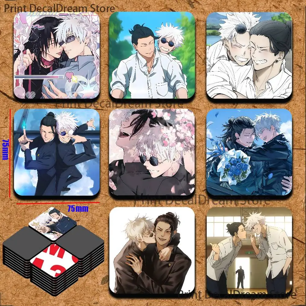 Couple S-SatoSugu Magnetic Refrigerator Magnets Cute and Creative Refrigerator Magnets Souvenirs and Gifts