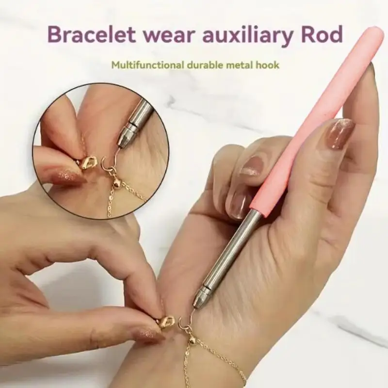 Bracelet Clasp Helper Tool Bracelets Jewelry Wearing Tools Bracelet Fastening Helper Plier Clip Quick Donning Hanging Device