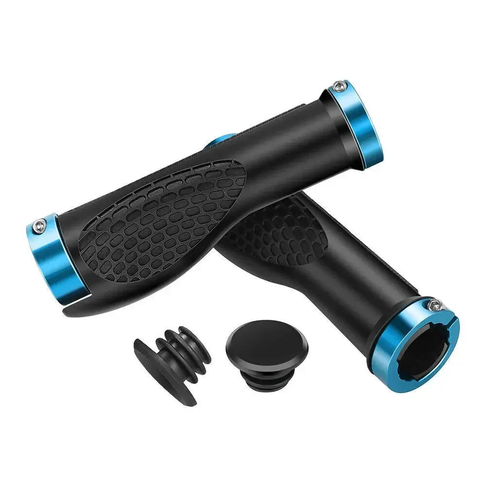 AliExpress NONE Bicycle Handles Ergonomic Handlebar Handles 1 Pair of Bicycle Non-Slip Rubber Cycling Handle Mountain Bike Shockproof Bar Parts