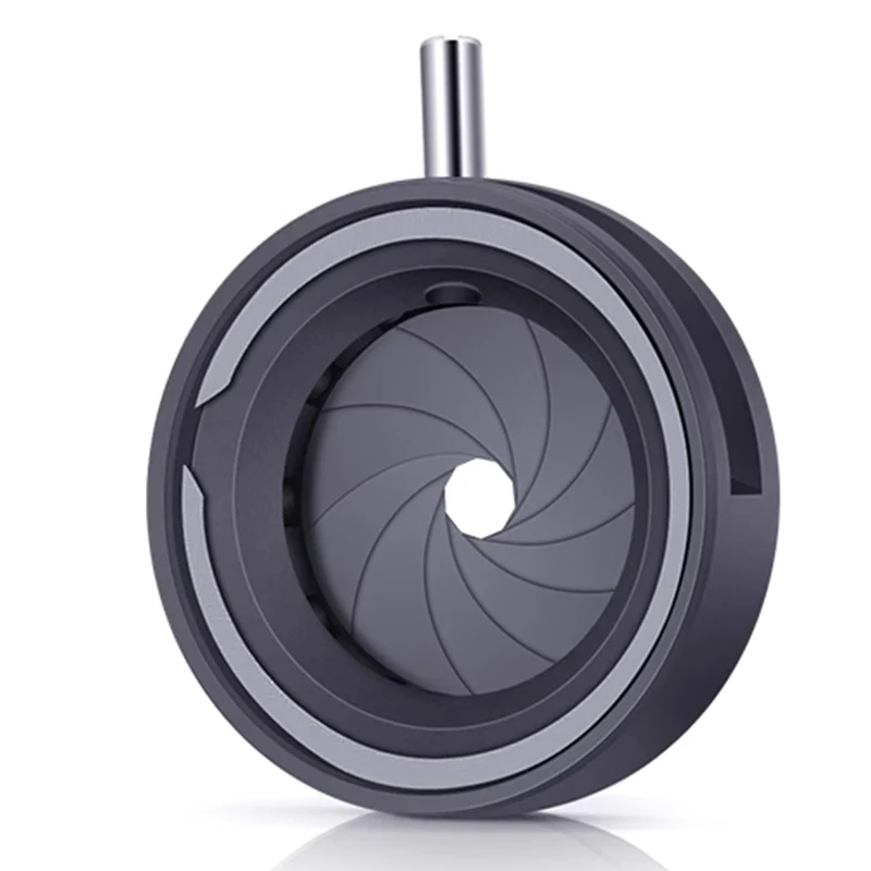 Adjustable Aperture 1-12MM Manual Zoom Optical Iris Diaphragm Condenser for Camera Microscope Adapter With 10 Blades