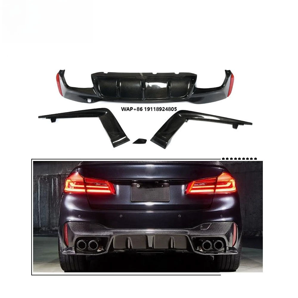 

Carbon Fiber Rear Bumper Diffuser for B-MW 5 Series F90 M5 Sedan 4-Door 2021