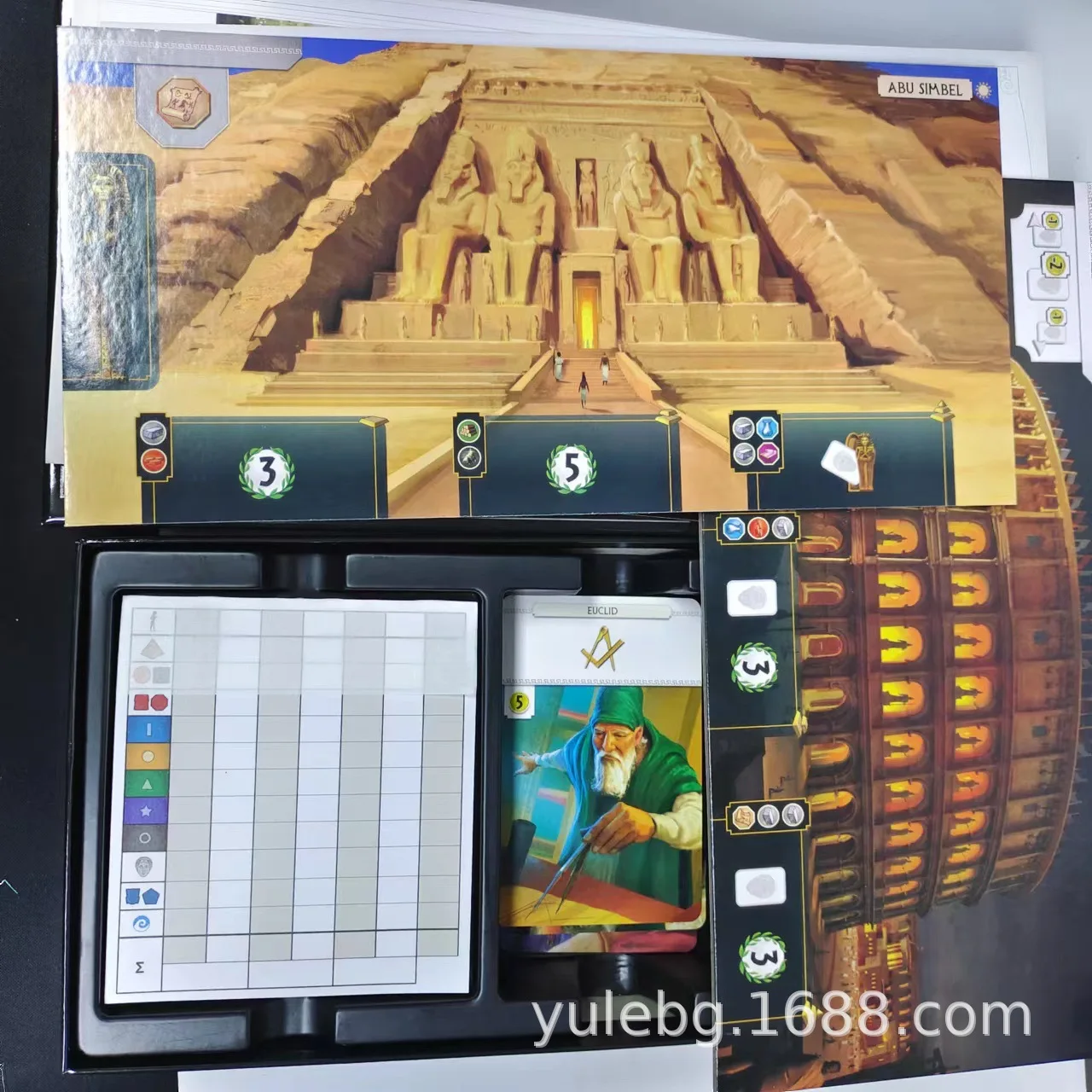 English version of Seven Wonders Adult Duel Leisure Gathering Strategy Board Game Cards Cards Board Games For Couples Friends