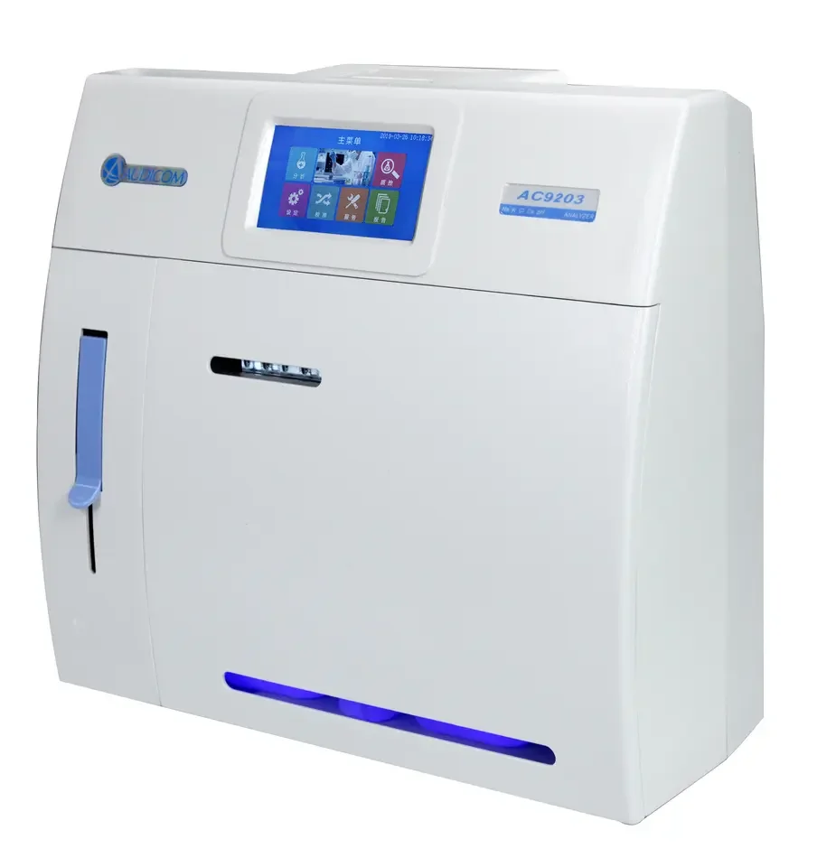 AC9203 K NA CL CA PH electrolyte analyzer Color touch screen ISE