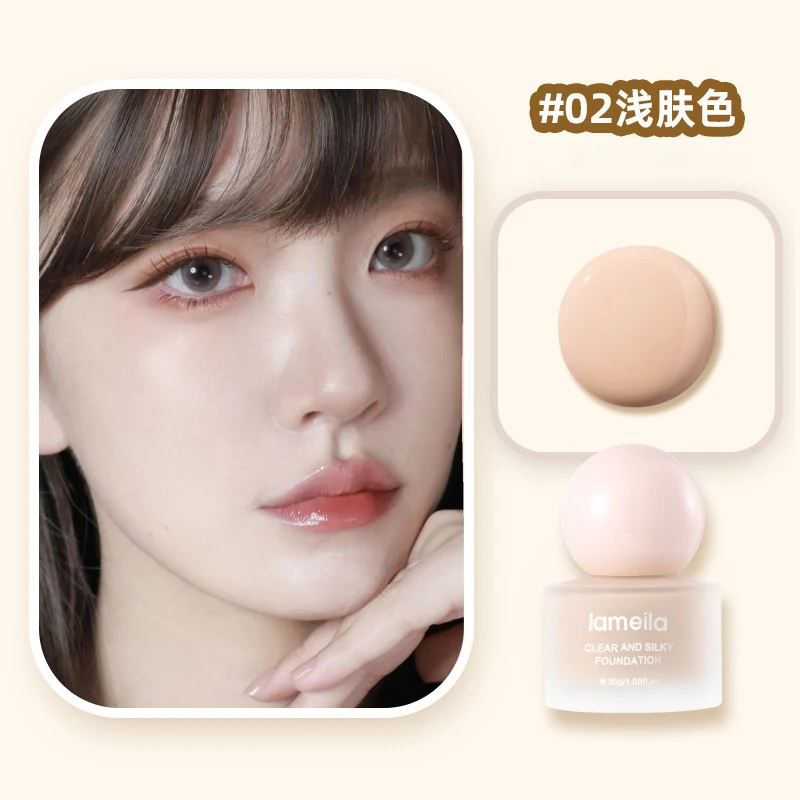 保湿、栄養補給、隠蔽、ナチュラル、クリア、ベタつかない、柔らかい肌のクリーミーなマッスルファンデーション