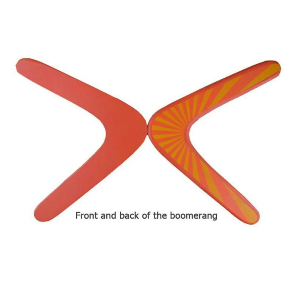 Early Education Interactive Boomerang Sports Equipment Kangaroo Boomerang Flying Boomerang Toy Boomerang Toy V Shaped Boomerang