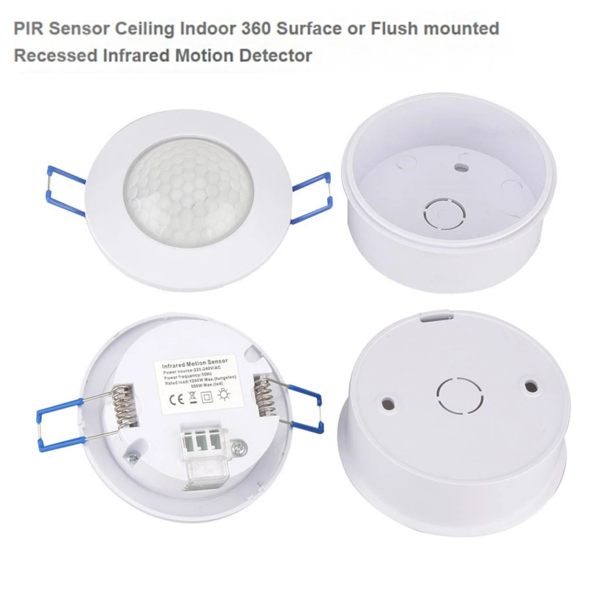 AC 220V-240V LED PIR Infrared Detector IR Infrared Motion Sensor Switch Adjustable Time Delay Switch for Home Lighting Induction