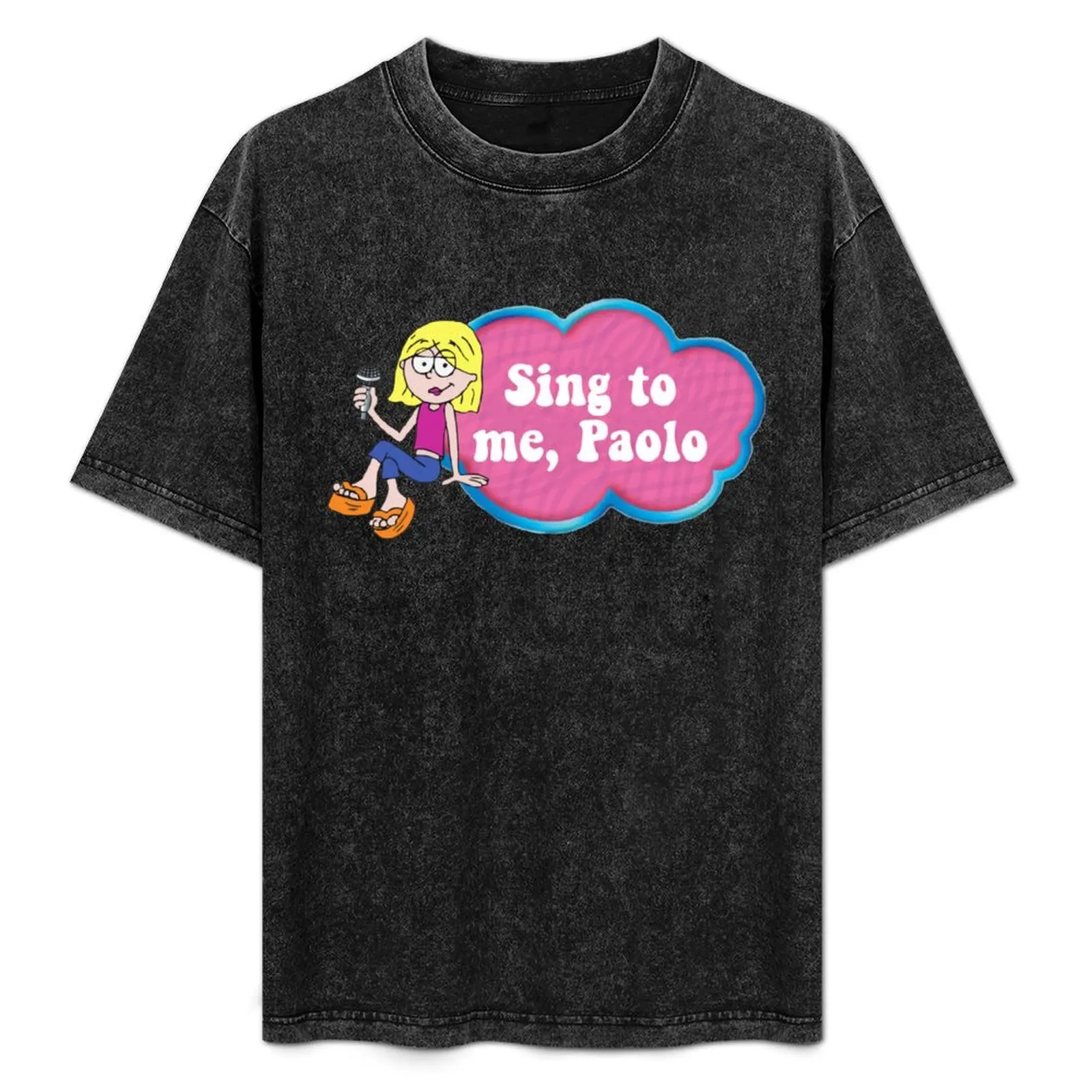 

Lizzie McGuire Movie Quote T-Shirt All Match Basic Short Sleeve Top