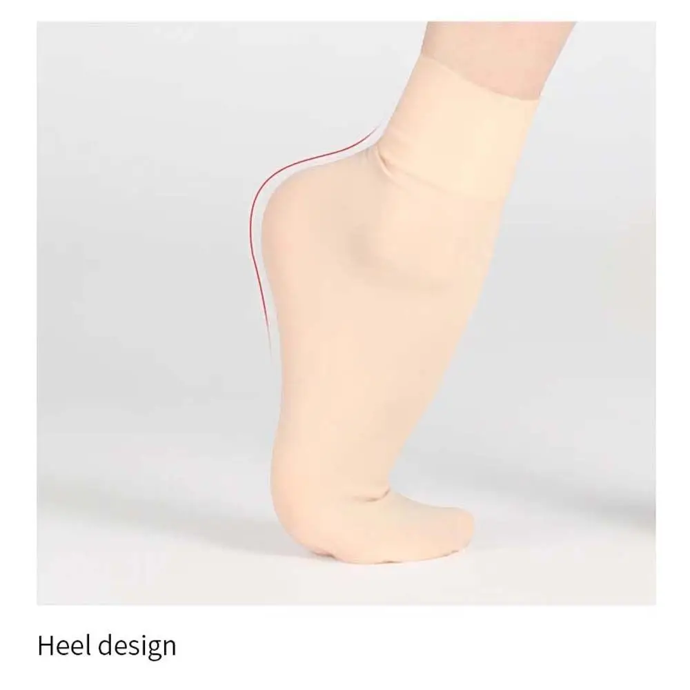 Dance Wear Ballet Socks Absorb Sweat Practise Training Modern Dance Socks Breathable Skin Color Ballet Stockings Ballet Dancer