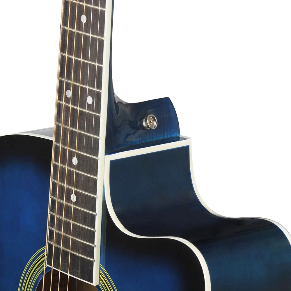 IRIN 6 Strings 41 Inch 21 Frets Acoustic Guitar Basswood Body Folk Guitarra with String Bag Capo Guitar Parts & Accessories