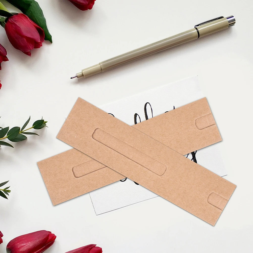 30 шт., крафт-бумага, сумка для ручек, чехол для фонтана, защитный чехол, держатель, карман, одинарный чехол для хранения