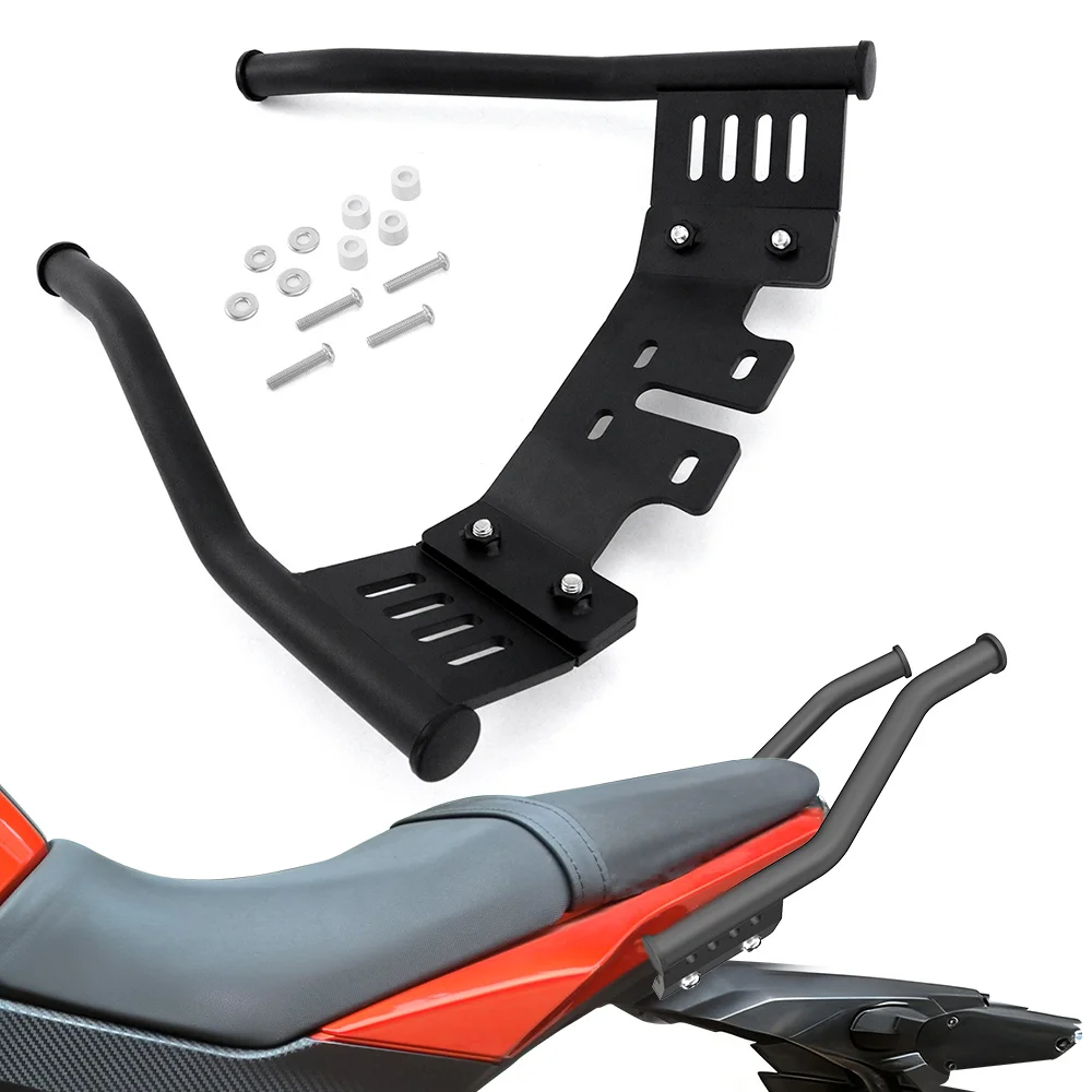 

Motorcycle For Kawasaki Z125 Pro 2016-2025 Z125 2017-2024 Pillion Seat Handle Grab Bar Rail Steel Passenger Rear Grab Handle