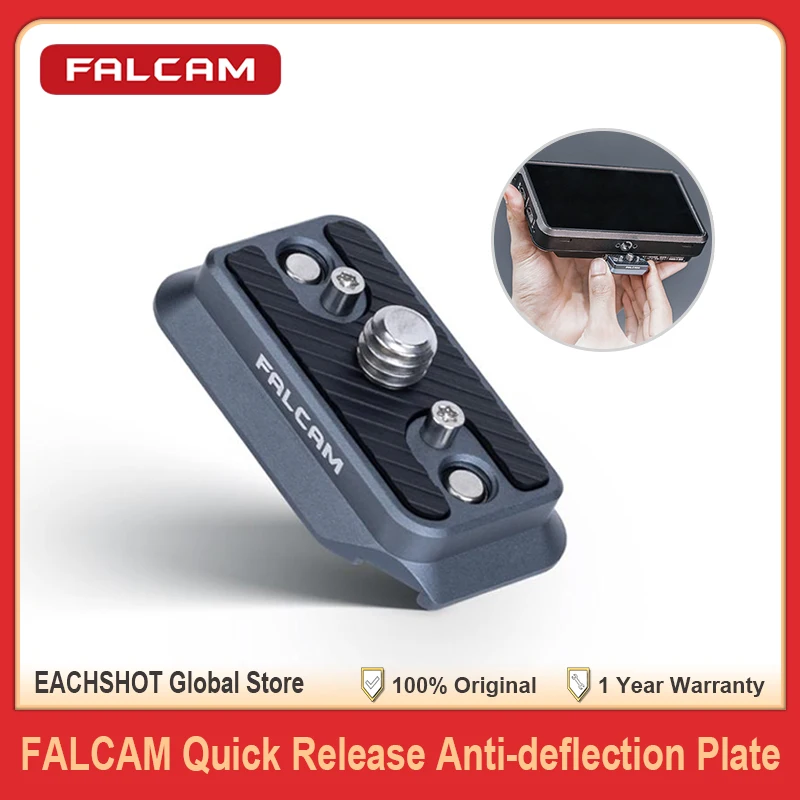 FALCAM F22&F38 Quick Release Anti-deflection Plate Aluminum Alloy for Camera Supports Connecting Camera Accessories F22A4401