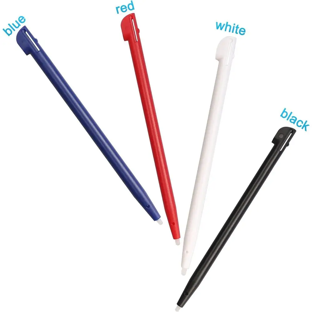 100 Pcs Multi Color Plastic Replacement Stylus Pen Set for Nintendo 2DS Handheld Console Touch Screen