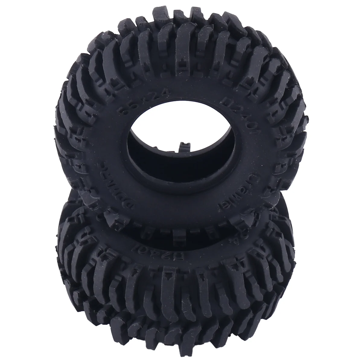 4 قطعة 55x24 مللي متر 1.0 المطاط الإطارات عجلة الإطارات ل 1/18 1/24 RC الزاحف سيارة محوري SCX24 AX24 FMS FCX24 TRX4M ترقية أجزاء الساخن