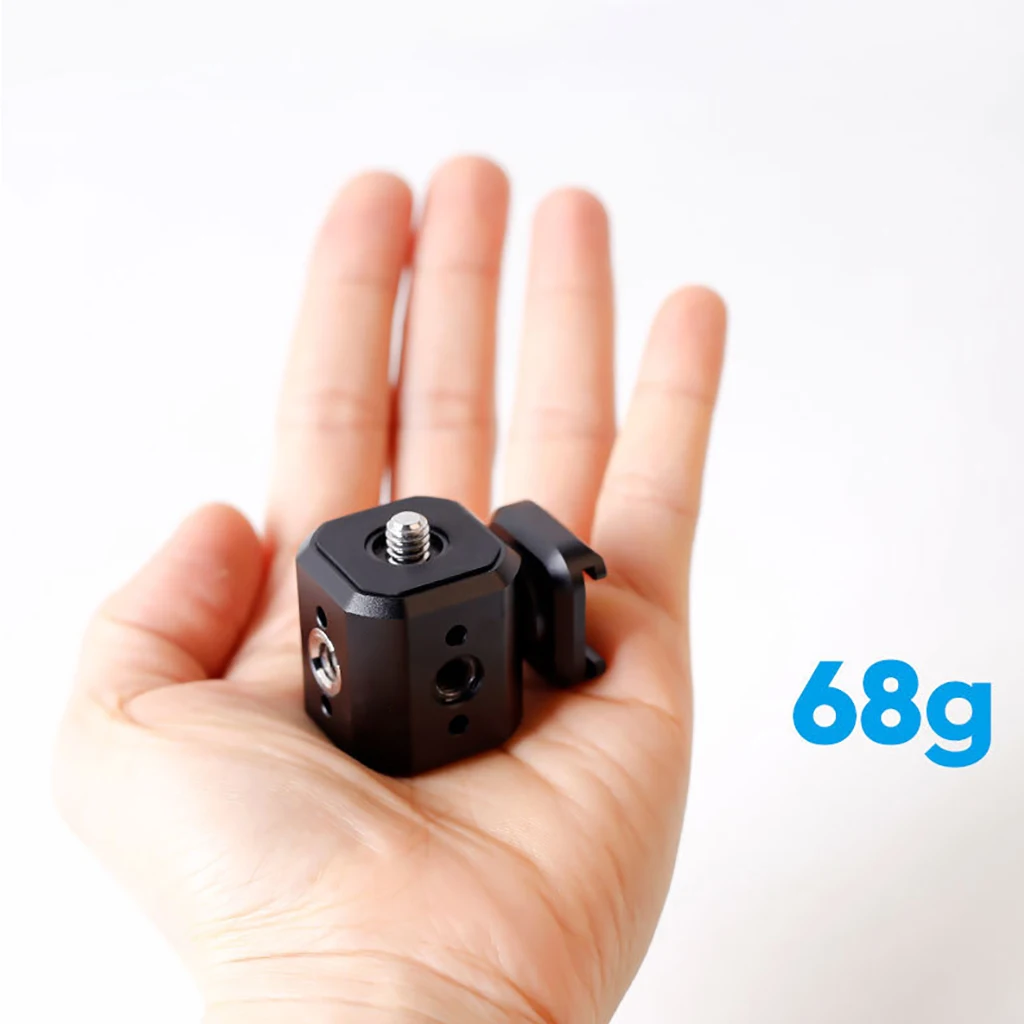 Adapters ch raube vielseitige magische Würfel halterung für DSLR-Kamera halter Regenschirm halterung Blitzlicht Mikrofon Stativ Kugelkopf – Detail 19