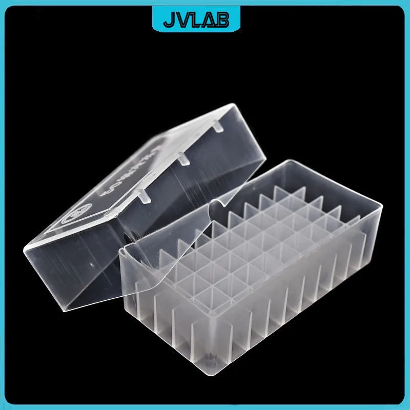 Plastic Freezing Tube Box 1.8ml Preservative Tube Box 50 Vents For 1.8ml Frozen Tube High Quality PP Box Up To 50 Tubes