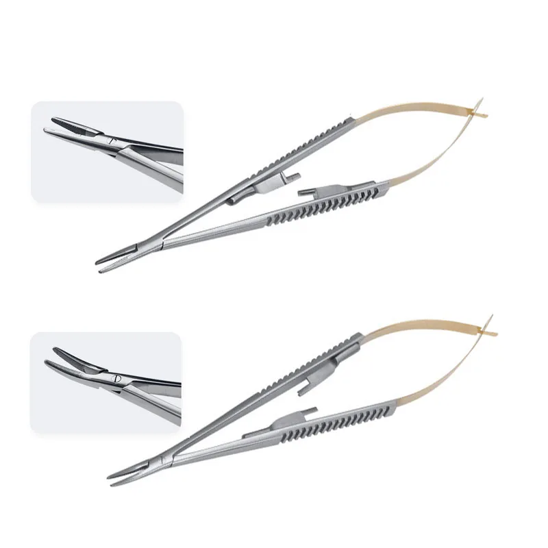 Castroviejo chirurgiczny stomatologiczny implant ortodontyczny Castroviejo uchwyty na igły 14cm narzędzie CE