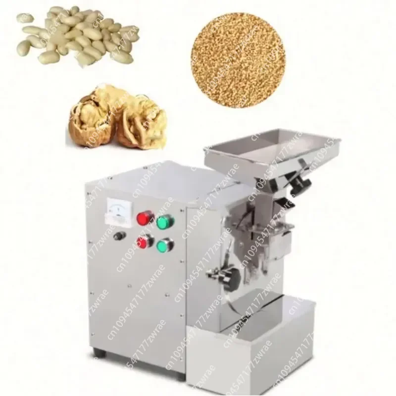 Commercial Stainless Steel Nut Grinder Machine Sesame Peanut Almond Walnut Butter Grinder High Efficiency Oil Grinding