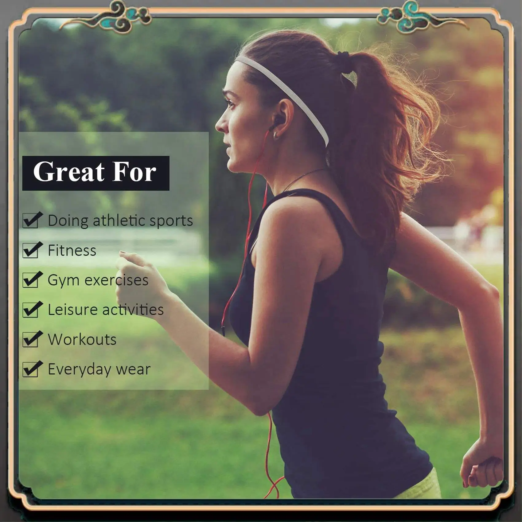 

Премиум-класса, 8 шт., толстые нескользящие эластичные спортивные повязки на голову, повязки на голову для волос, повязки для тренировок и спортивные повязки для женщин и мужчин