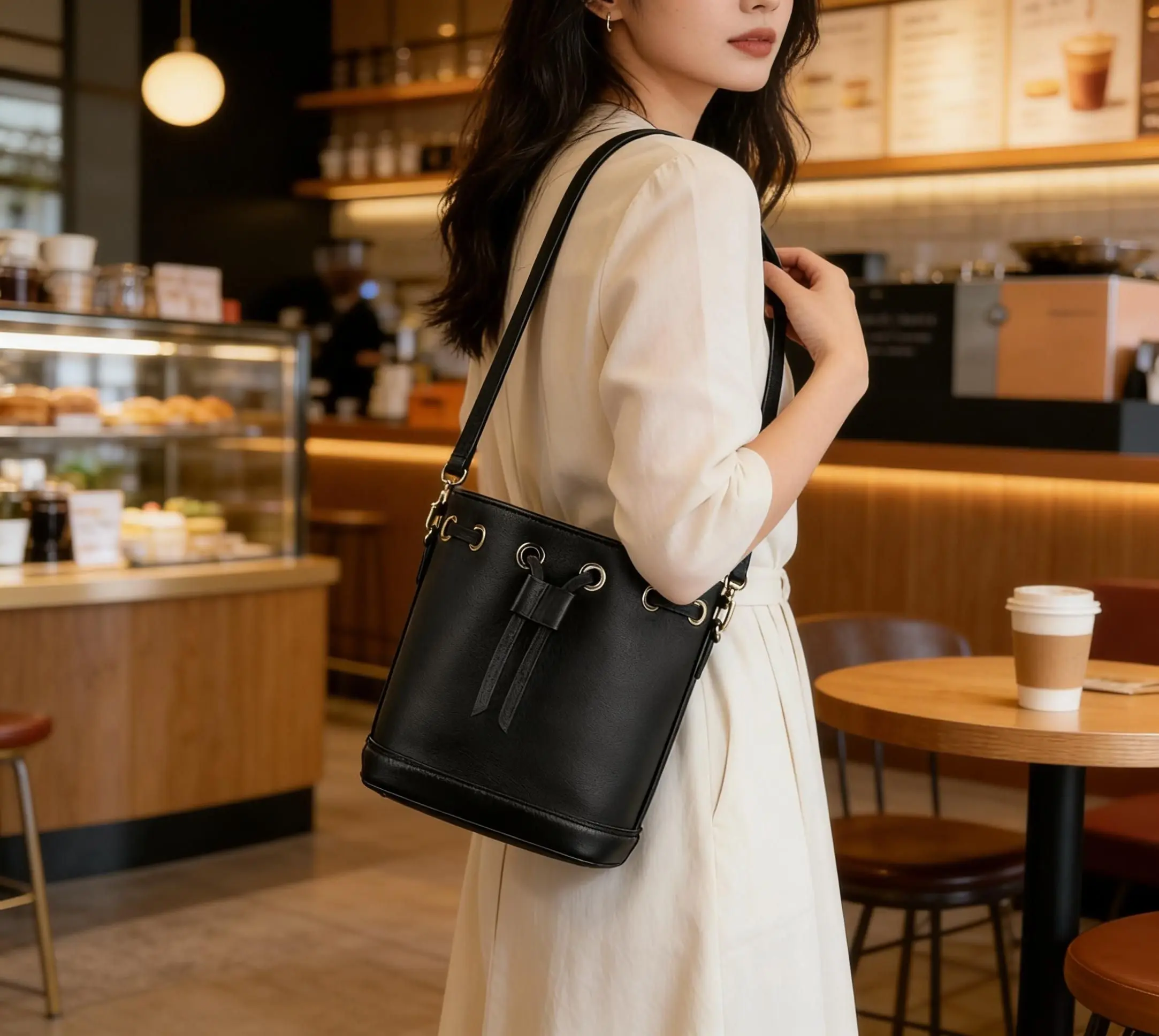 

Luxury vintage design leather handbag, shoulder bag, crossbody bag