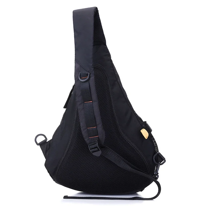 Waterproof Nylon Men Single Shoulder Cross Body Bag Travel Cycling Sling Rucksack Chest Back Pack Messenger for Camping Hiking